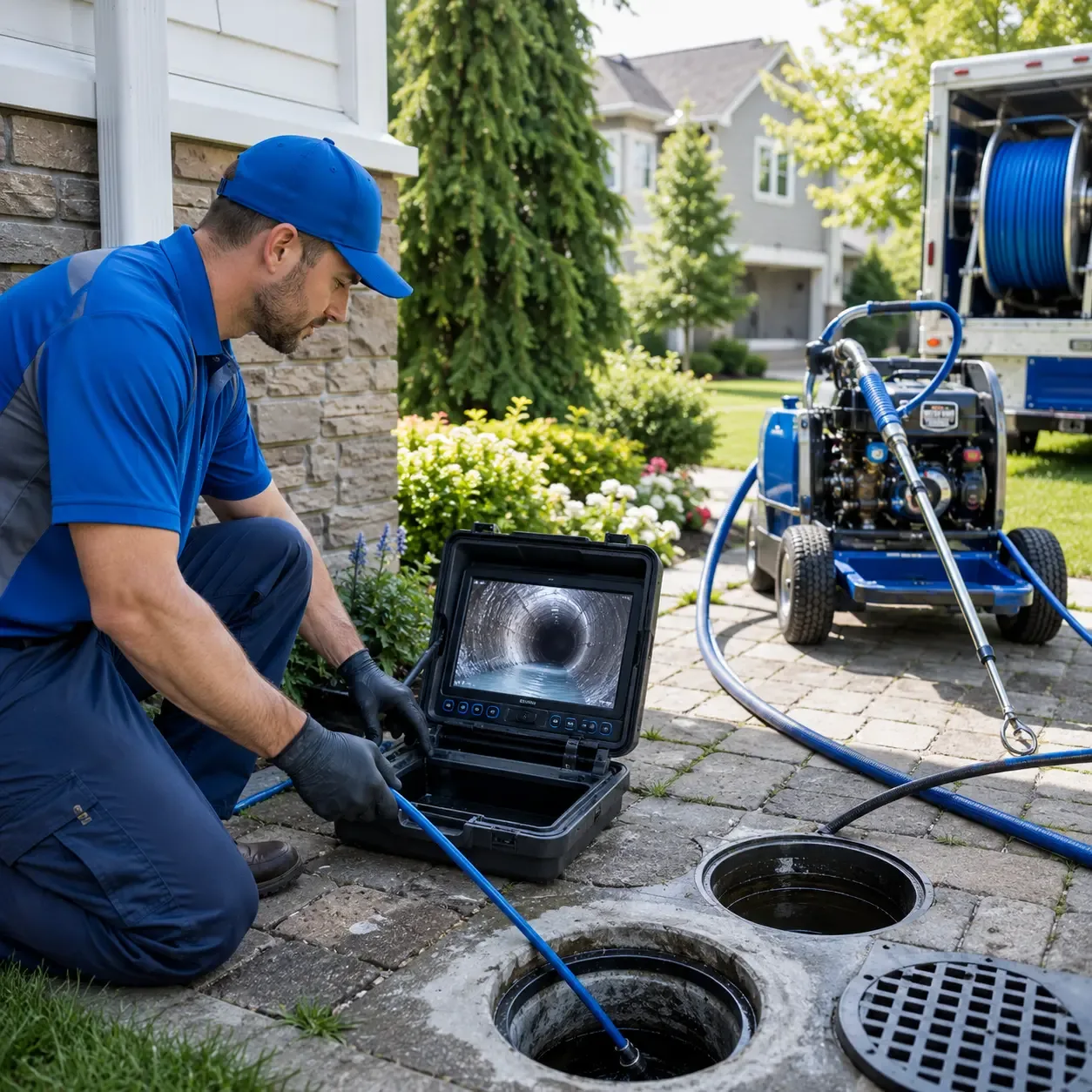 Outdoor drain cleaning professionals serving Homer, NE