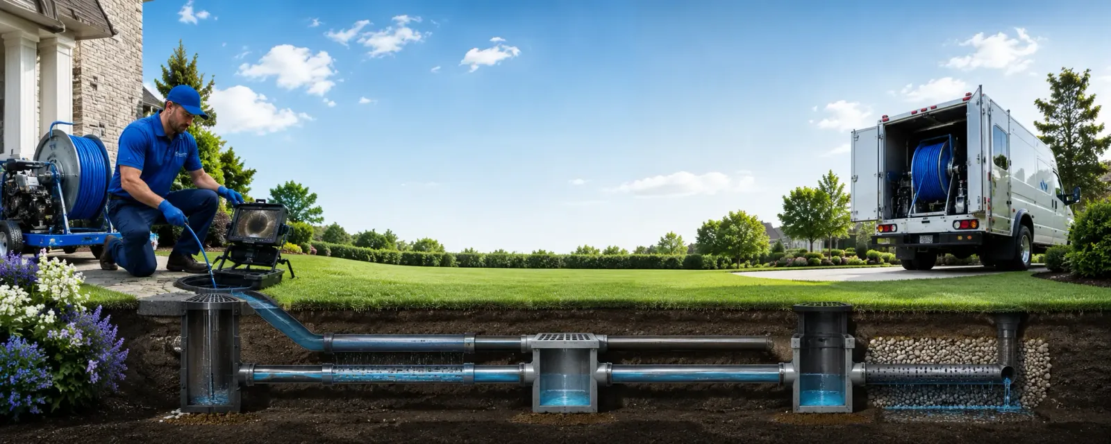 Outdoor drain cleaning information for Homer, NE